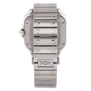 Cartier Santos Medium Steel detail view
