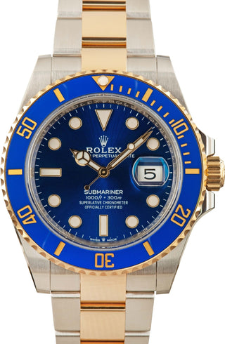 Rolex Submariner Bluesy Blue Dial front view