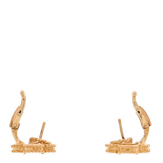 Van Cleef & Arpels Vintage Alhambra Earrings Mother of Pearl detail view