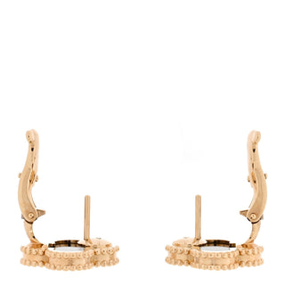 Van Cleef & Arpels Vintage Alhambra Earrings Onyx detail view