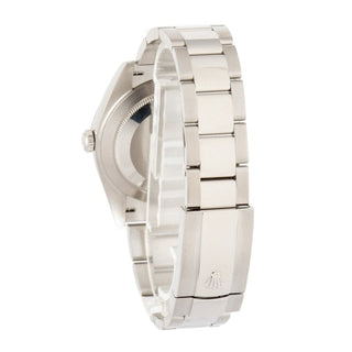 Rolex Datejust 41 White Dial Oyster bracelet detail view