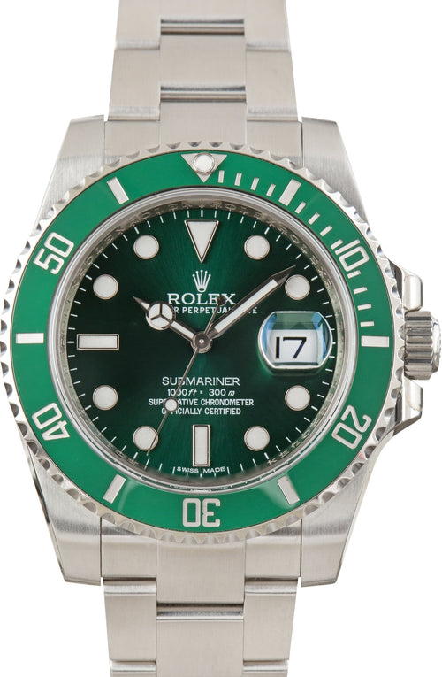 Rolex Submariner Hulk Green