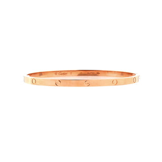 Cartier Love Bracelet Rose Gold detail view