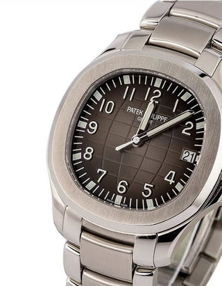 Patek Philippe Aquanaut Black Dial angle