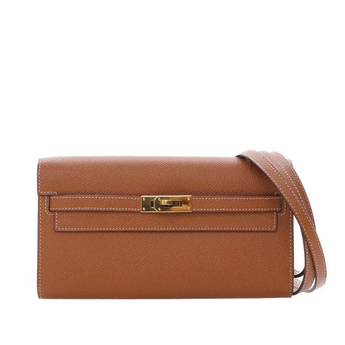 Hermès Kelly To Go Wallet Gold