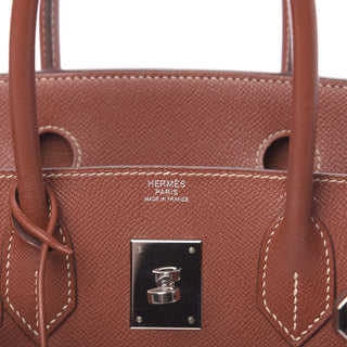 Hermès Birkin 30 Brique side view