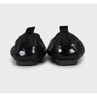 Chanel Classic Ballerina Noir back view