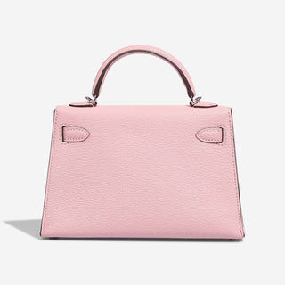 Hermès Mini Kelly II Mini Rose Sakura back view