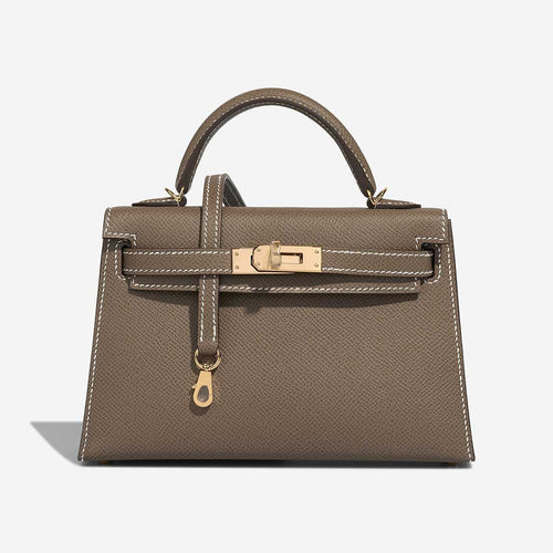 Hermès Mini Kelly II Mini Etoupe