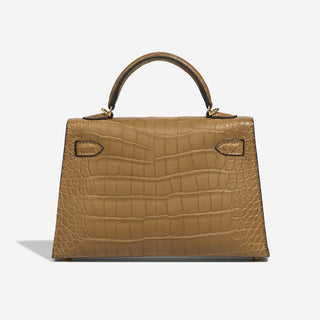Hermès Mini Kelly II Mini Gold back view