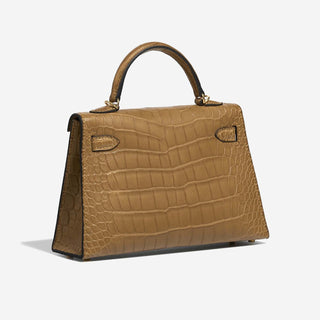 Hermès Mini Kelly II Mini Gold detail view