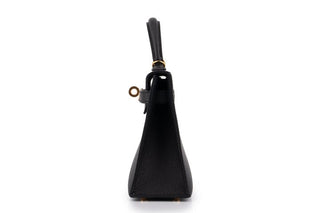 Hermès Mini Kelly II Mini Noir side view