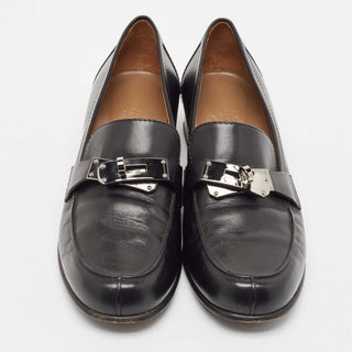 Hermès Low Loafer Gris / Orange back view