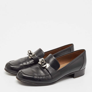 Hermès Low Loafer Gris / Orange side view