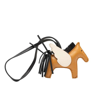 Hermès Rodeo Charm PM Nata front view