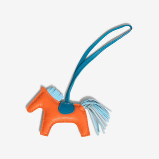 Hermès Rodeo Charm PM Orange front view