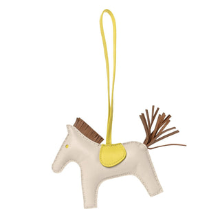 Hermès Rodeo Charm MM Nata front view