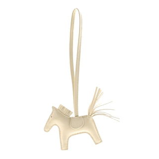 Hermès Rodeo Charm PM Craie front view