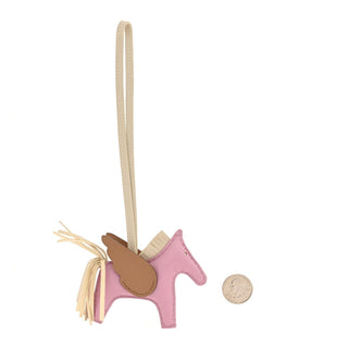 Hermès Rodeo Charm PM Mauve Sylvestre front view