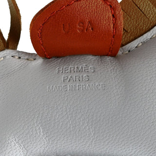 Hermès Rodeo Charm MM Bleu Brume detail view