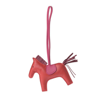 Hermès Rodeo Charm MM Rouge Sellier back view
