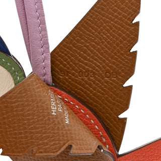 Hermès Birdy Charm Gold back view
