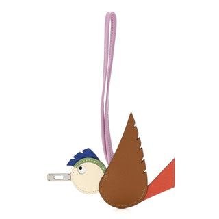 Hermès Birdy Charm Gold front view