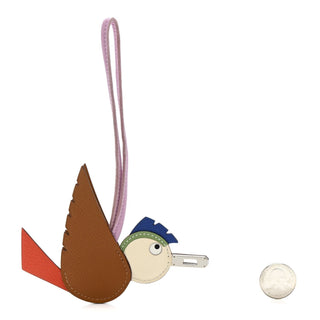 Hermès Birdy Charm Gold side view