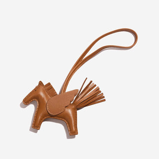 Hermès Rodeo Pegase Charm MM Gold back view