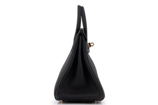 Hermès Birkin 25 Noir GHW side view