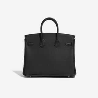 Hermès Birkin 25 Noir PHW back view