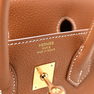 Hermès Birkin 25 Gold Togo