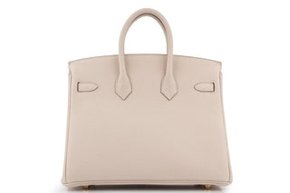 Hermès Birkin 25 Craie back view