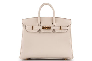 Hermès Birkin 25 Craie front view