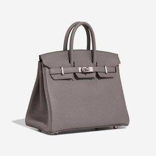Hermès Birkin 25 Gris Meyer side view