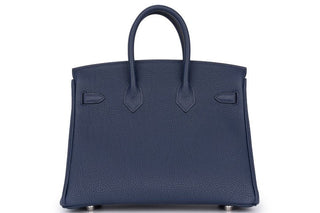 Hermès Birkin 25 Bleu Nuit back view