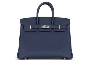 Hermès Birkin 25 Bleu Nuit front view