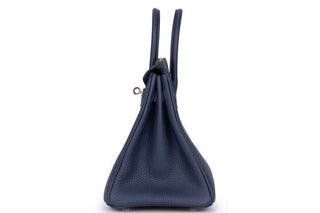 Hermès Birkin 25 Bleu Nuit side view