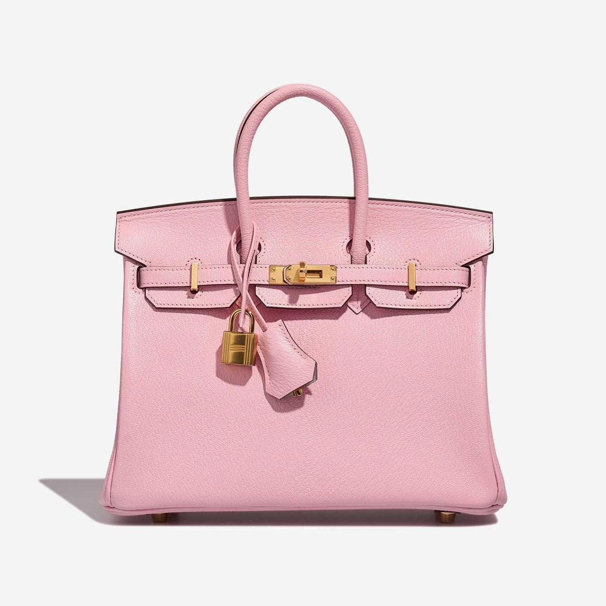 Hermès Birkin 25 Rose Sakura front view