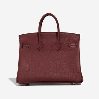 Hermès Birkin 25 Rouge H back view
