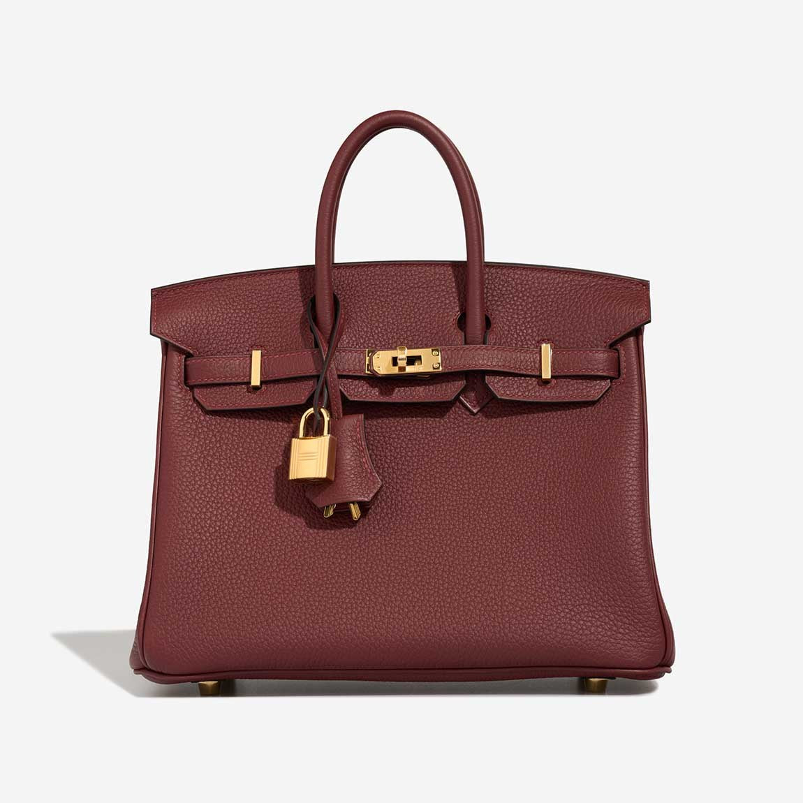 Hermès Birkin 25 Rouge H front view