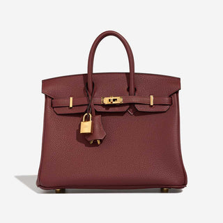 Hermès Birkin 25 Rouge H front view