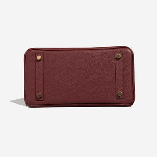 Hermès Birkin 25 Rouge H detail view