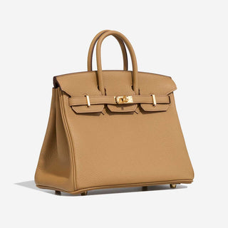 Hermès Birkin 25 Biscuit side view