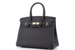 Hermès Birkin 30 Noir GHW side view