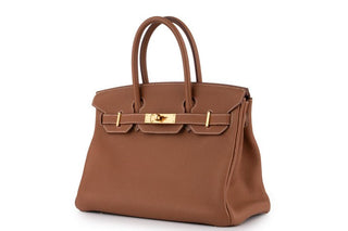 Hermès Birkin 30 Gold side view