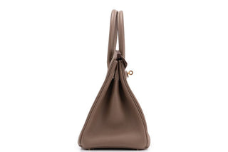 Hermès Birkin 30 Etoupe back view