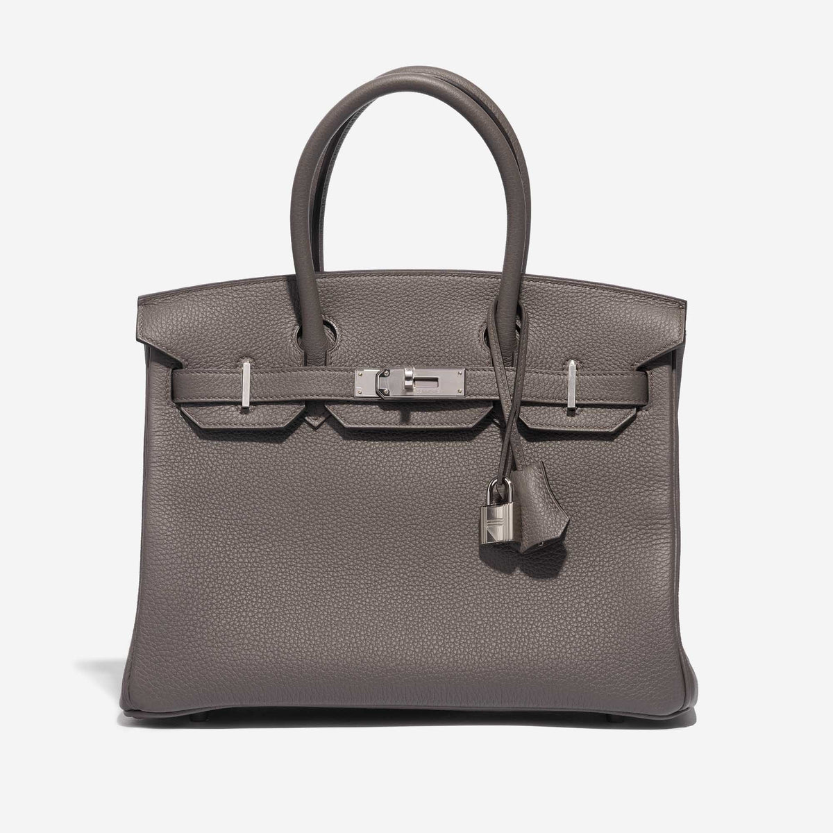 Hermès Birkin 30 Etain front view