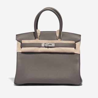 Hermès Birkin 30 Etain detail view