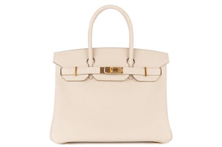 Hermès Birkin 30 Craie front view